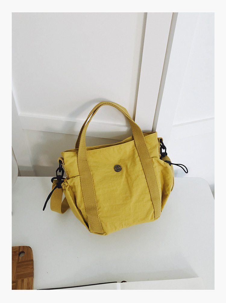 Damen Tragetasche Aus Canvas, Handtasche Mit Schultergurt_voghion.com