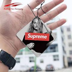 A long-lasting, subtle fragrance car air freshener, car accessory, car scented card, car hanging ornament, one-piece replacement.