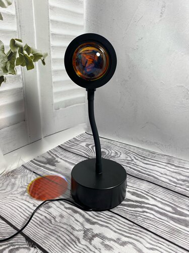 Sunset Lamp APP Cross-border RGB Sunset Sunset Lamp Star Projection Live Streaming Non-stop Atmosphere Lamp