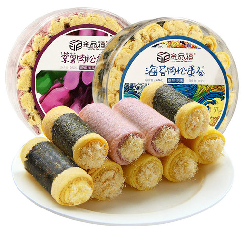 Seaweed, seaweed, meat floss, egg rolls, saccharin-free food, medium and old pastries, snacks for children who are intolerant of sugar.