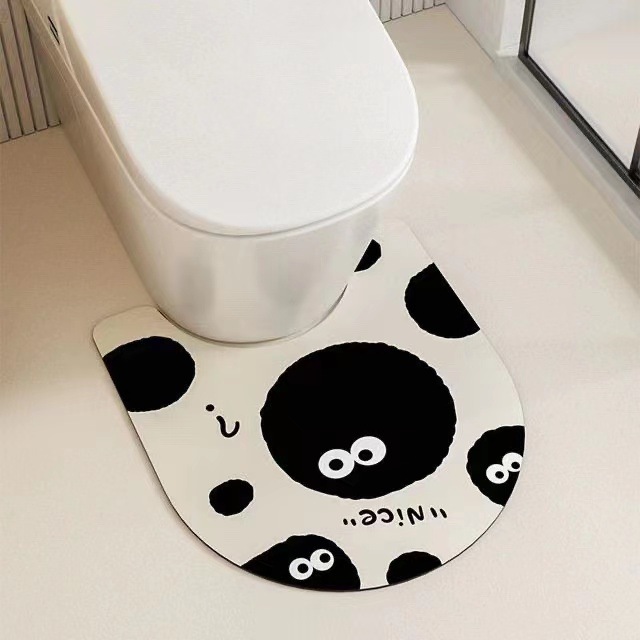 Alfombra de piso absorbente de baño nórdico baño doméstico resistente a las manchas alfombra de piso antideslizante inodoro suave alfombra de piso de barro de diatomeas