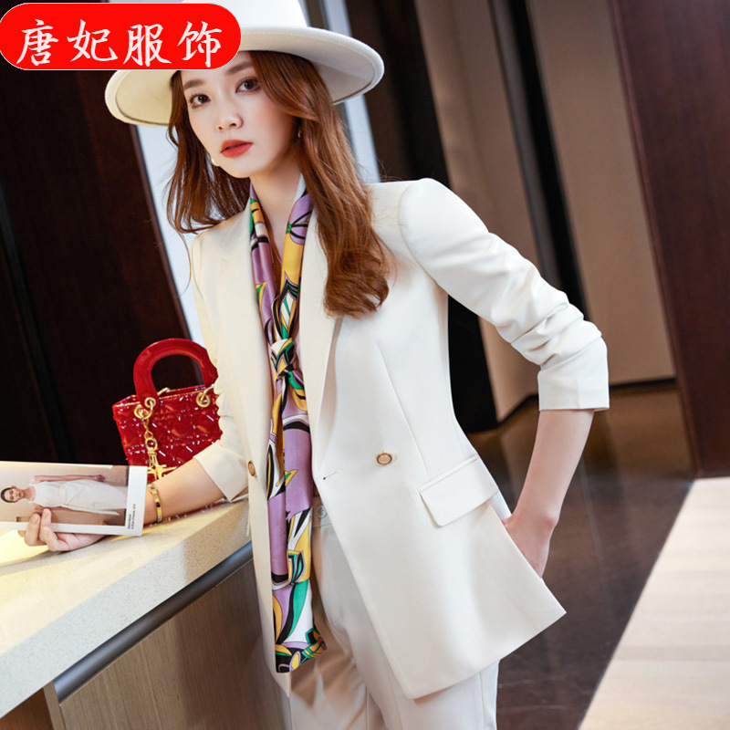 Suit Women's Autumn New High-end Fashion Temperament Goddess Fan High-end Sense Casual Professional Small Suit Jacket