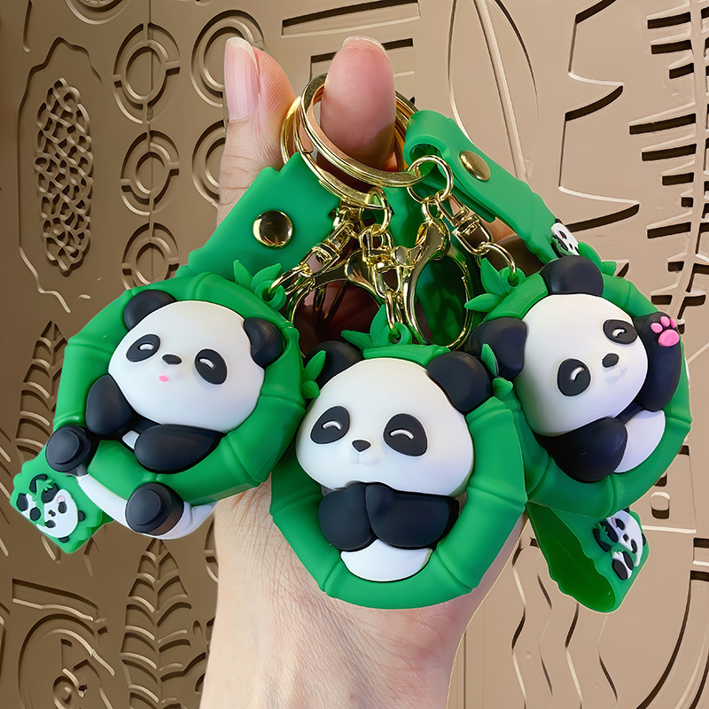 Cartoon Chengdu Panda Souvenir Keychain Plush Toy Cute Doll Cultural and Creative Small Gift for Foreign Friends Cartoon Chengdu Panda Souvenir Keychain Plush Toy Cute Doll Cultural and Creative Small Gift for Foreign Friends