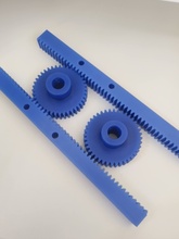 ♔耐酸碱直齿轮条MC尼龙 pom pp pe  peek 3 4 5 6模电镀线非标定