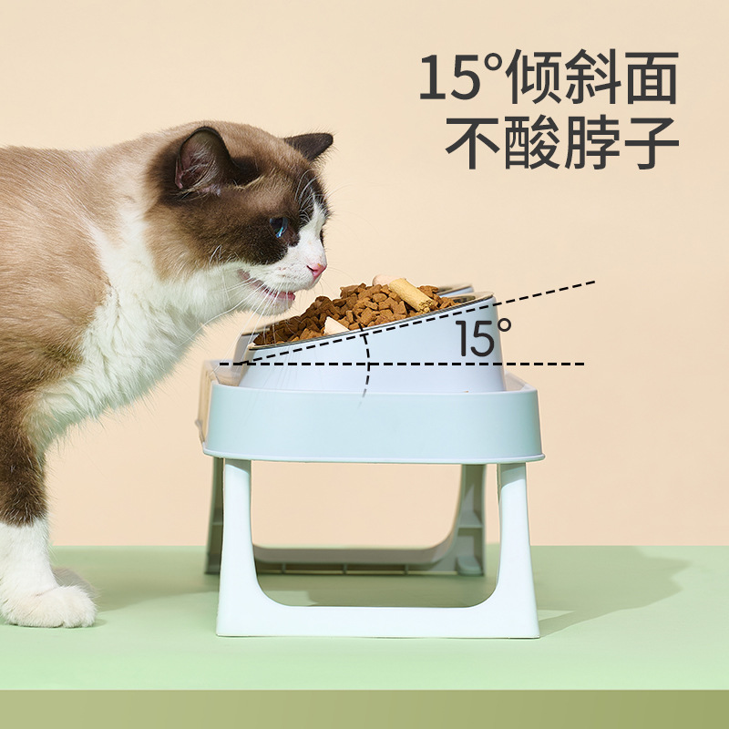 Tacos para gatos Tacos para perros Tacos para mascotas plegables de acero inoxidable Tacos para gatos Tacos elevados Tacos antideslizantes Tacos para mascotas al por mayor