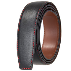 3.5CM Wide Leather Strap, Double-Cowhide Belt for Men, LY35-39452