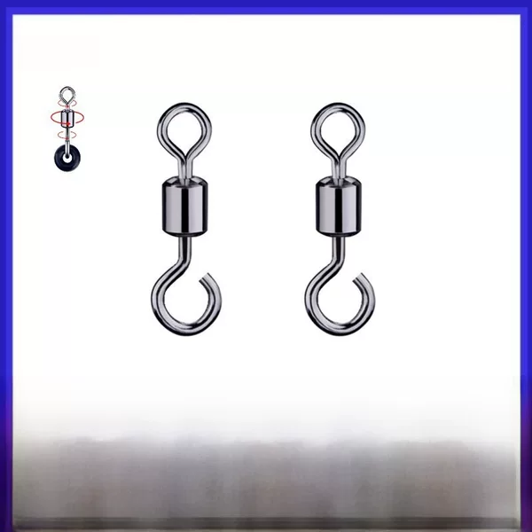 Japanese swivel open eight-character ring open swivel ring hanging melon seeds sequins swivel ring Luya fishing gear accessories