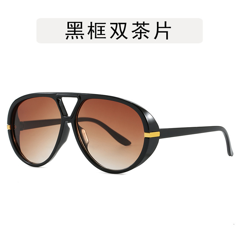 大框蛤蟆太阳镜 新款欧美ins太阳眼镜个性时尚墨镜高级感走秀眼镜|undefined