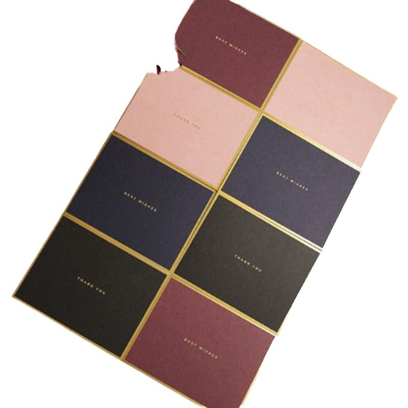 Sifang bronceado borde negocios bendición tarjeta pequeña Corea creativo mini vacaciones mensaje universal tarjeta de agradecimiento