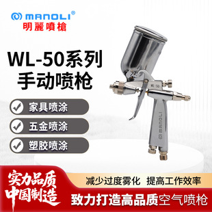 Mingli Spray Gun Wl-50 Low Pressure High Atomization Car Toy Spray Repair Small Manual Paint Spray Gun