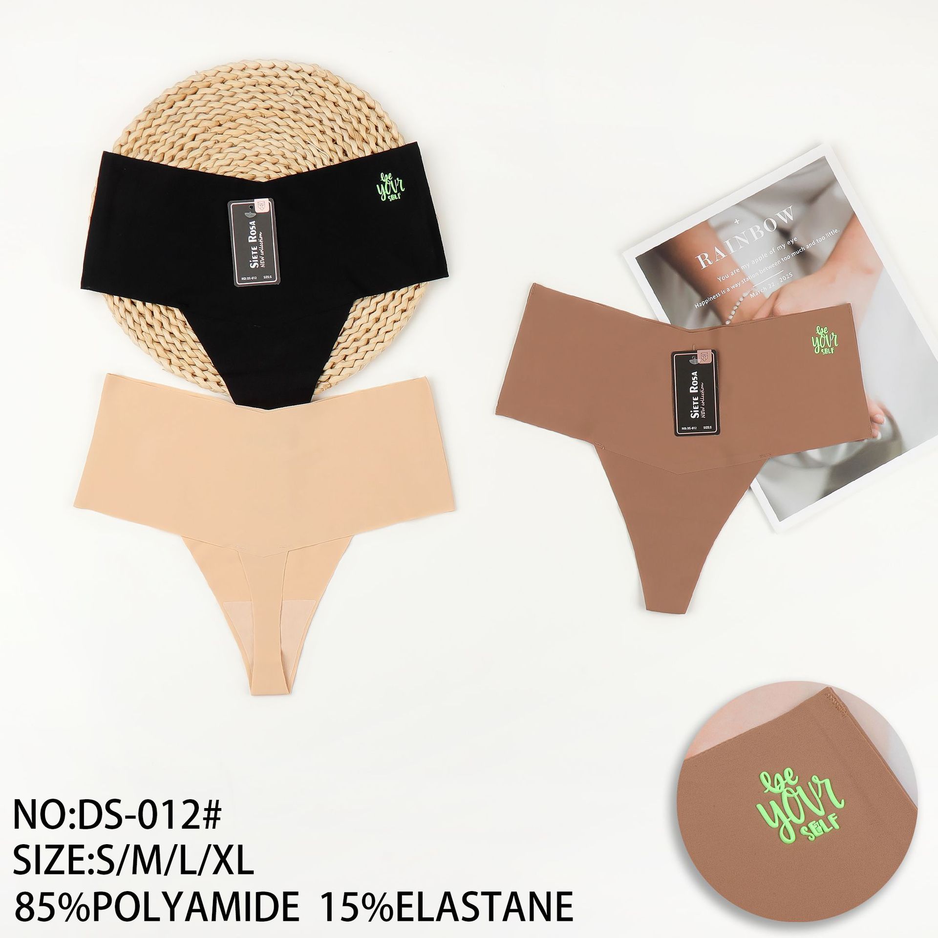 Bragas sin costuras de seda de hielo de una pieza, tanga de cintura en V sexy, entrepierna de algodón, bragas de mujer, calzoncillos finos de verano