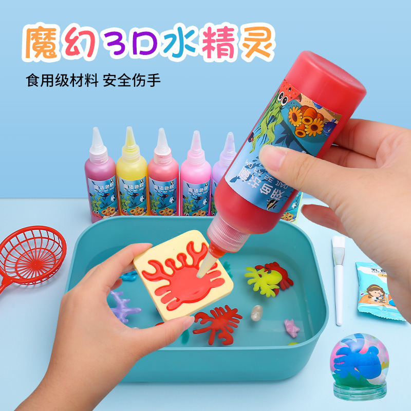 Magic Water Elf Toy Water Baby Magic Children's Magic Educational 3-year-old Girl's Handmade DIY Making Hair Magic Water Elf Toy Water Baby Magic Children's Magic Educational 3-year-old Girl's Handmade DIY Making Hair