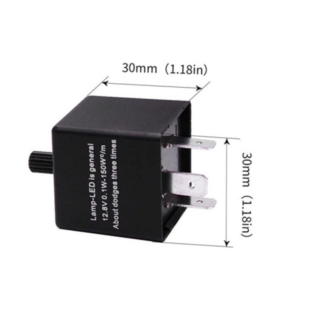 Coche de la motocicleta LED relé de flash ajustable CF13 KT LED que fluye agua luz de giro relé de flash