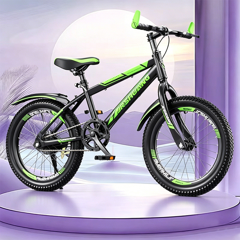 Bicicleta de montaña adolescente de velocidad única varón de velocidad de viaje ligero para mujeres 8 - 16 años de seguridad image 19