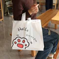 Wholesale shopping plastic tote bags for clothing stores, trendy plastic handbags, plastic gift bags for fashion stores