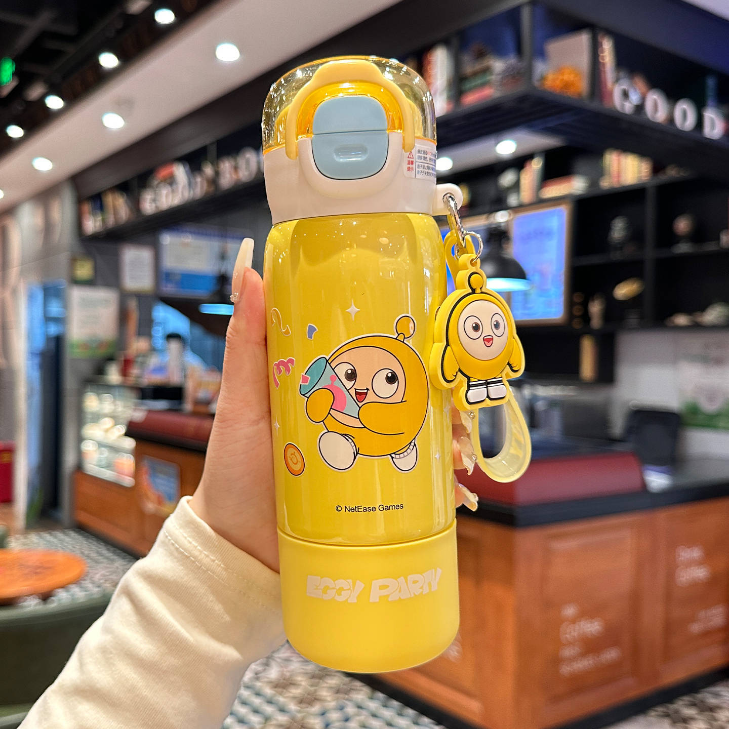Taza termo para niños de la fiesta del huevo, taza de agua fría de verano para niños y estudiantes de primaria, taza de paja de tres bebidas