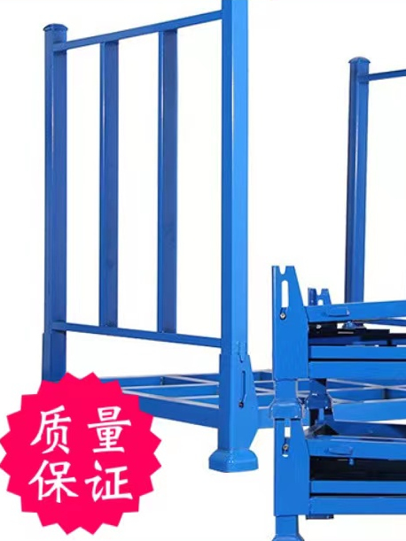 ✅折叠式堆垛架巧固架现货冷库堆高架仓库移动货架插管堆叠架布料