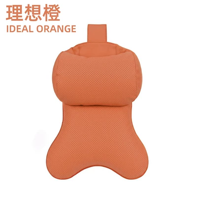 Headrest Cloud Cotton Neck: Headrest - double-sided-suede-ideal-orange-single-pack