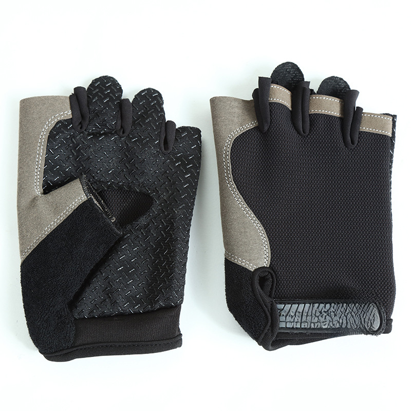 Taktické rukavice Taktické rukavice s polprstmi Pánske farebne zladené outdoorové športové rukavice Fitness cyklistické rukavice bez prstov_voghion.com