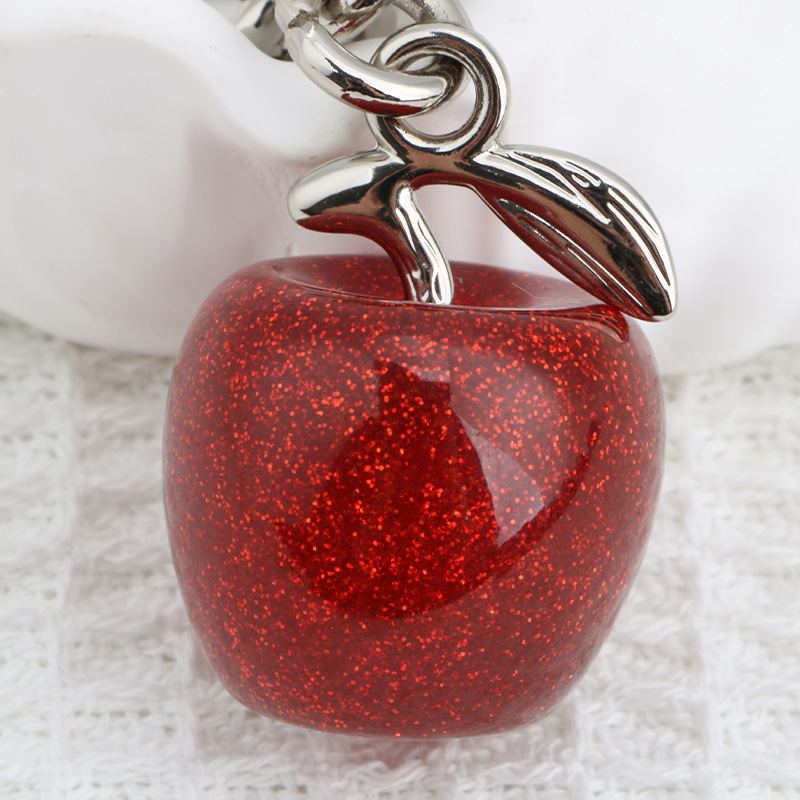 56g Weight Bag Charms Bag Accessories Type 1 Piece Quantity Holiday, Daily Occasion Resin Material Fruit Pattern Simple Style Style 1 Piece Resin Fruit Bag Charms 6