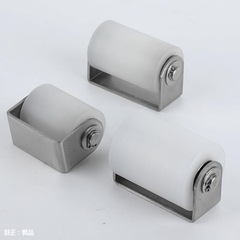 /不鏽鋼帶輪架尼龍輪 聚丙烯移動門推拉車軌道輪軸承滑輪