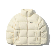 2025新款韩国oioi羽绒服女白鸭绒短款立领棉服宽松男女百搭情侣款