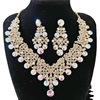 Chain for bride, set, necklace and earrings, accessories, new collection, European style