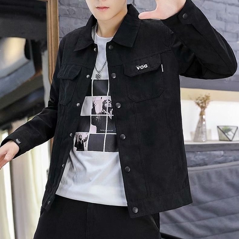 Abrigo de mezclilla chaqueta de hombre 2021 Primavera y otoño nueva tendencia Versión Coreana de ropa de invierno para hombre Marca Tide Top para hombre todo partido