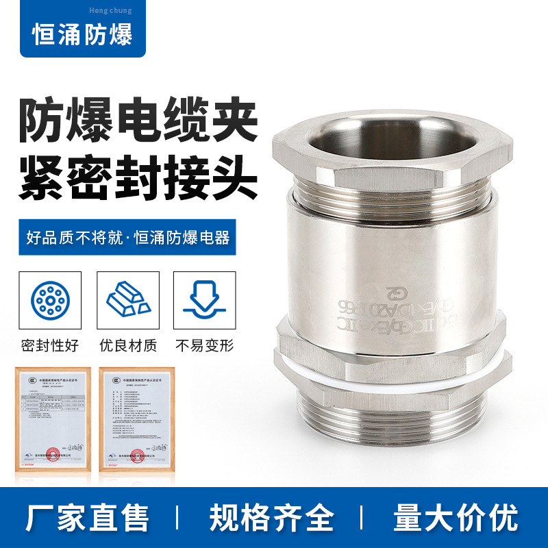 防爆电缆格兰头 单压式填料函 G2防爆电缆夹紧密封接头（单压式）