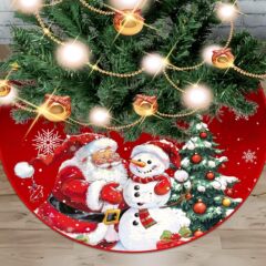 新しいクロスボーダークリスマスツリースカート90/120センチメートルツリーエプロン漫画プリントクリスマス用品装飾品卸売