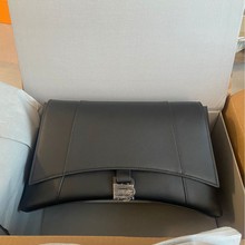 新款单肩包B家同款包包女CRUSH沙漏包通勤腋下包大牌奢侈品斜挎包