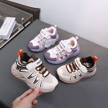 2025年二棉超纤皮小童机能鞋女宝宝鞋儿童运动鞋幼儿园跑鞋3931