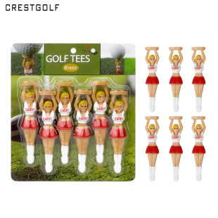 Best-selling Golf Beauty nail golf plastic nail ball tee sexy Lala ball nail creative golf ball nail