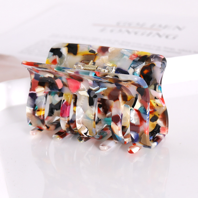 Women'S Gender Fashion Women'S Marble Arylic Handmade Hair Claws