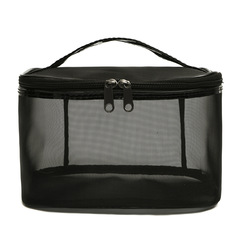Mesh Series New Large Capacity Makeup Bag Square Storage Bag Toothbrush Bag Convenient Portable