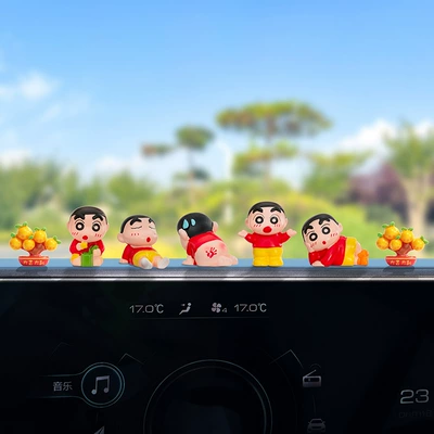 Car ornaments, Xiaoxin Car Ornaments Electric - multiple-options-available-see-details-page-cute-3d-trendy-toys-5-styles-2-lucky-potted-plants-free-traceless-stickers