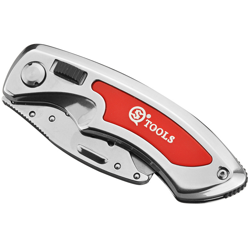 Cuchillo plegable SQ Shunquan SQ0910 con cuchillo de papel pesado Cuchillo manual Hoja reemplazable