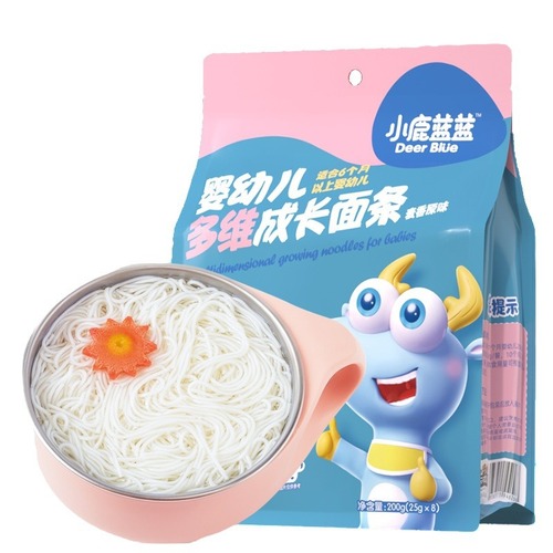 Guanqi Fawn Blue Baby Noodles Short Noodles Chopped Noodles Butterfly Noodles Pasta Shaped Noodle Food Supplement