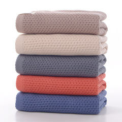 紗布蜂窩毛巾純棉家用吸水禮品華夫格子洗臉面巾全棉廠家批發