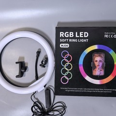 補助光 LED バンド RGB 自撮りソフトライト撮影ライト 10 インチ 12 インチ 13 インチ 14 インチ 18inch 22inch アナウンサー生放送