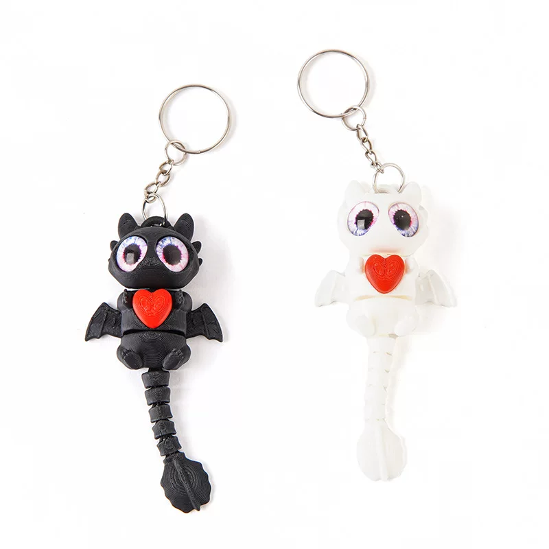 Cute keychain, for import, 3D