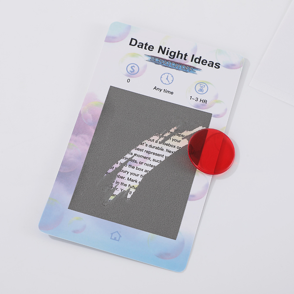 Board Cards 40 Date Adventures: Scratch-Off Card Game For Dating Ideas_voghion.com