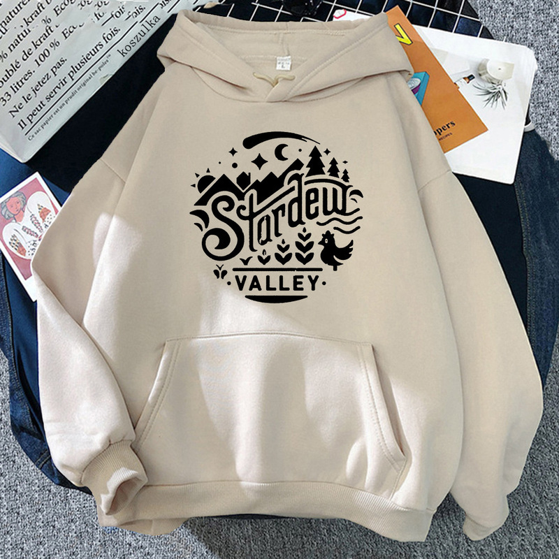 Cross-Border Stardew Valley Hoodie Cartoon Cute Women's Harajuku Hoodie Kawaii Retro Sweatshirt