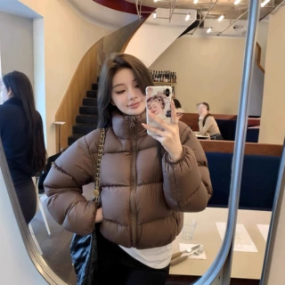 【肯豆风高蓬90%绒子】美拉德真羽绒服白鸭绒零售500多短款女