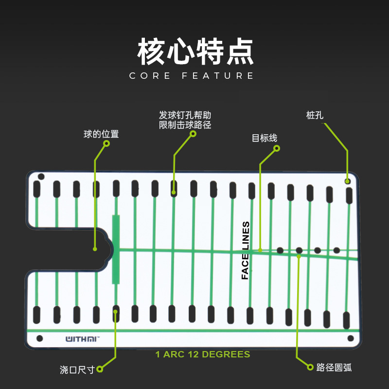 Suministros de golf putter espejo Swing Trainer interior Trainer accesorios verde pista auxiliar equipo de práctica