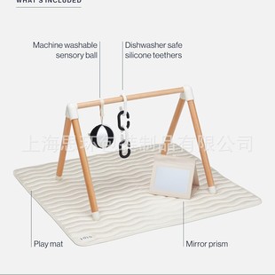 Manufacturers Custom Baby Gym Play Mat Soft Plaid Easy to Assemble and Clean Parent-Child Interactive Prone Mat