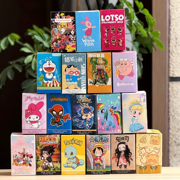 Wholesale Anime figure blind box empty box surprise blind box lucky ...