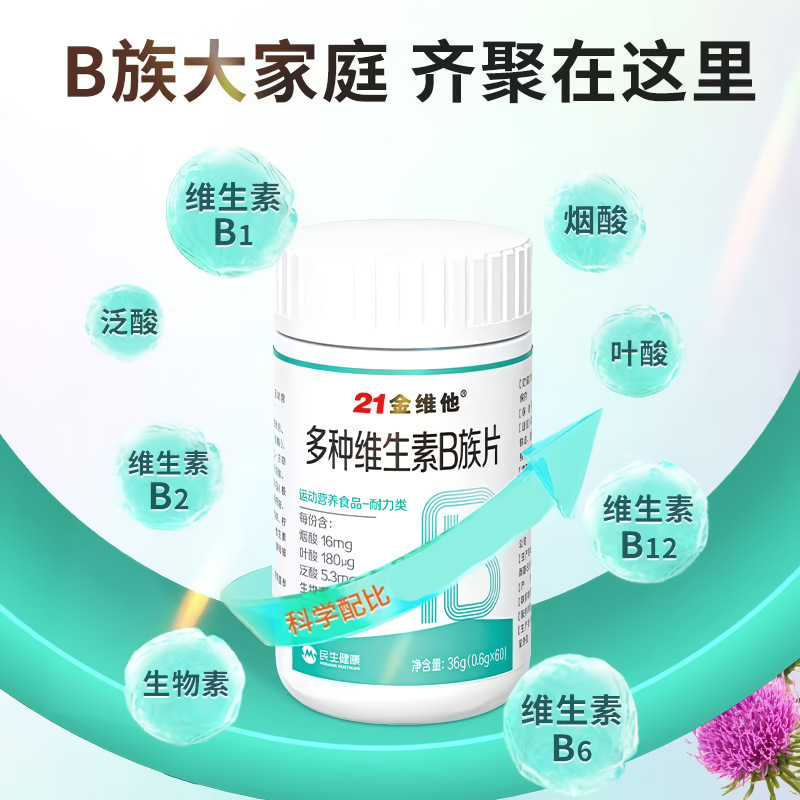 21金維他の多種のビタミンb族の錠は葉酸を吸収しやすいです。|undefined