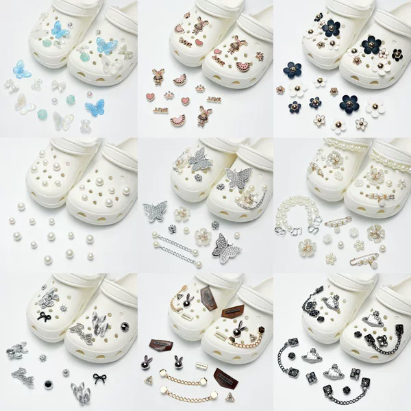 Hole Shoes Accessories Cute Cartoon DIY Shoe Buckle Shoe Flower Shoe Buckle Shoe Buckle Accessories Accessories Buckle Accessories PVC Shoe Buckle