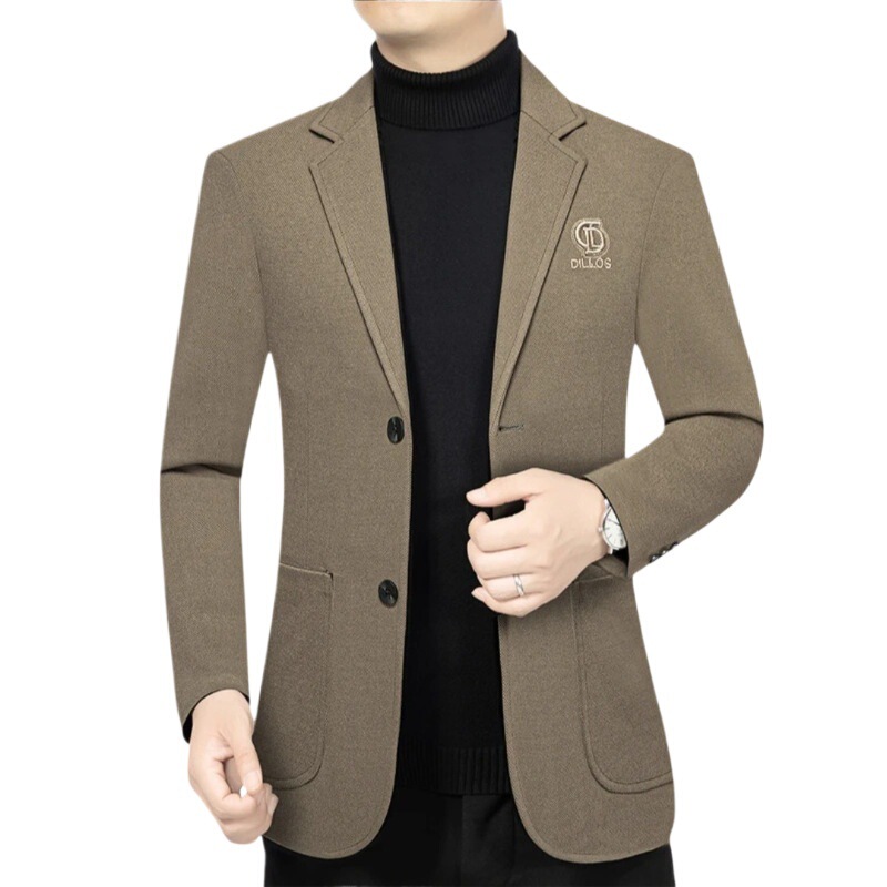 代代メンズ春秋新作ビジネスカジュアルスーツ中年のお父さん服スーツ|undefined
